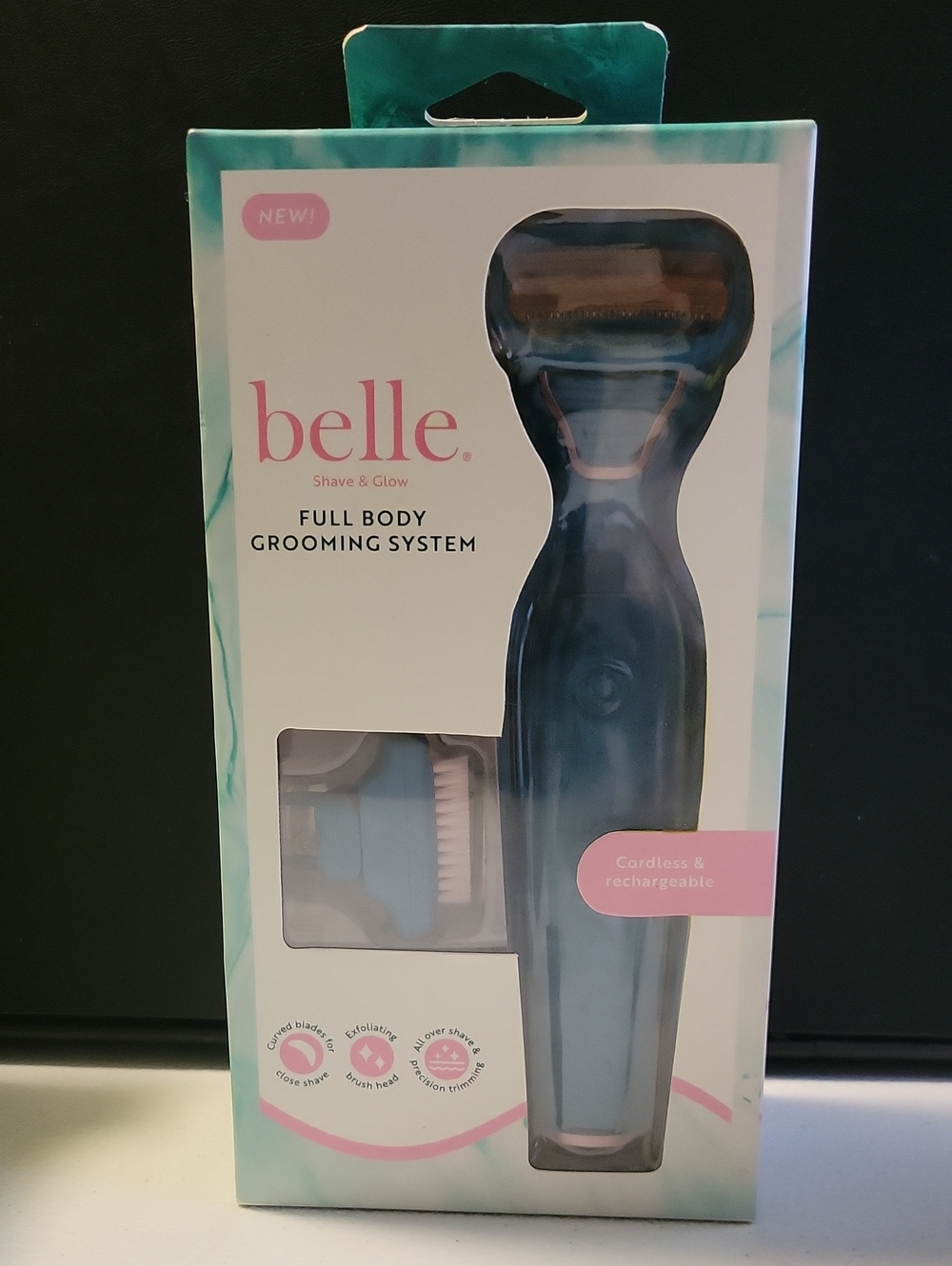 Elle Full Body Grooming System - Teal and Pink Accents